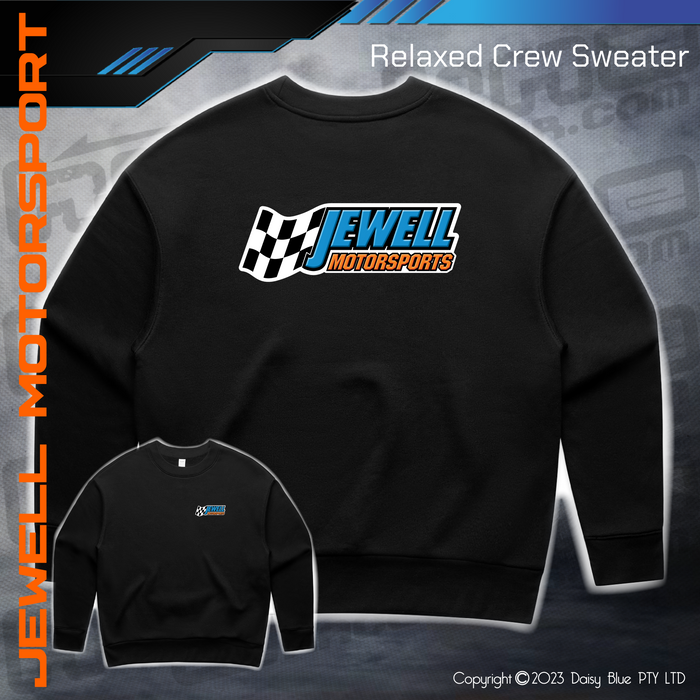 Relaxed Crew Sweater - Jewell Motorsport
