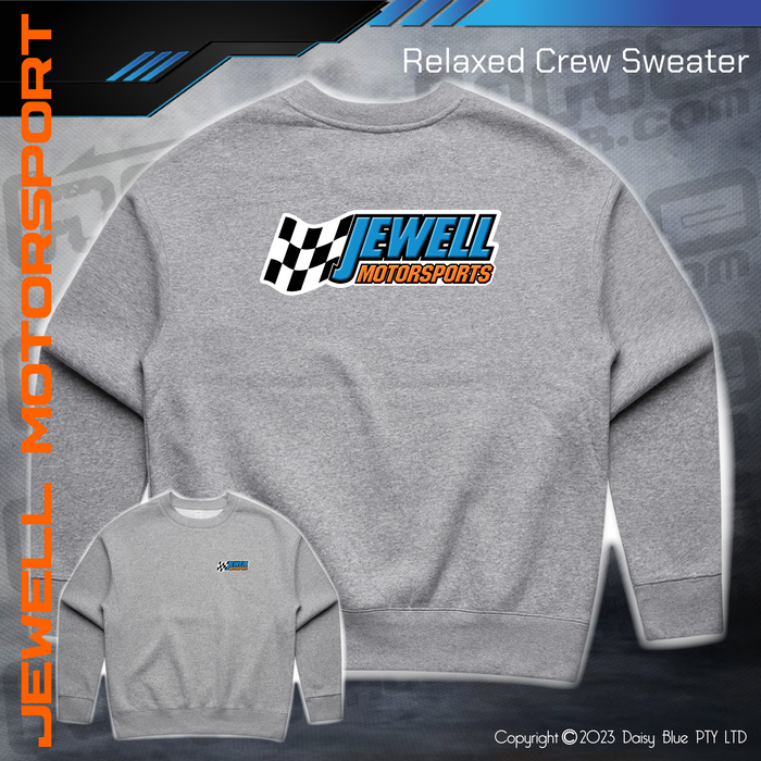 Relaxed Crew Sweater - Jewell Motorsport