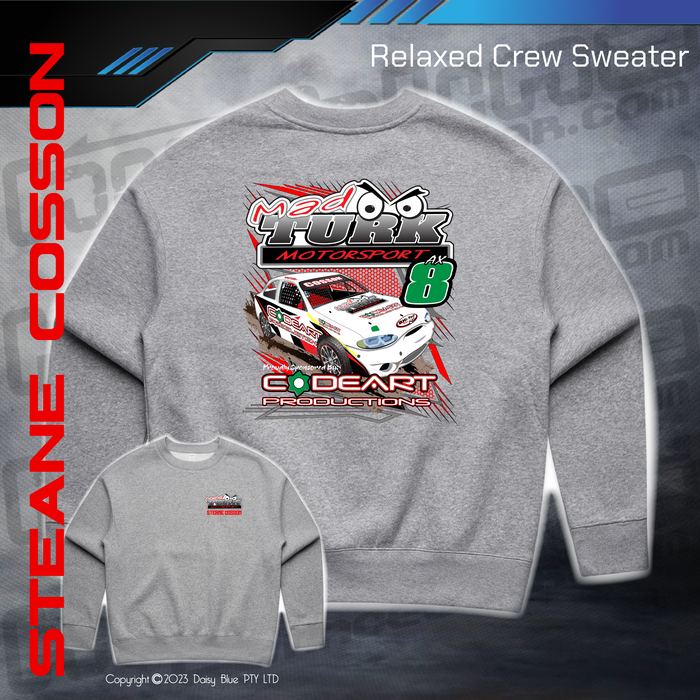 Relaxed Crew Sweater - Mad Turk Motorsport