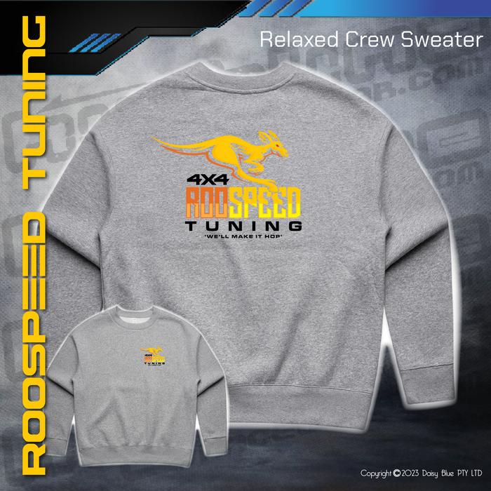Relaxed Crew Sweater - Roo Speed 4x4 Tuning