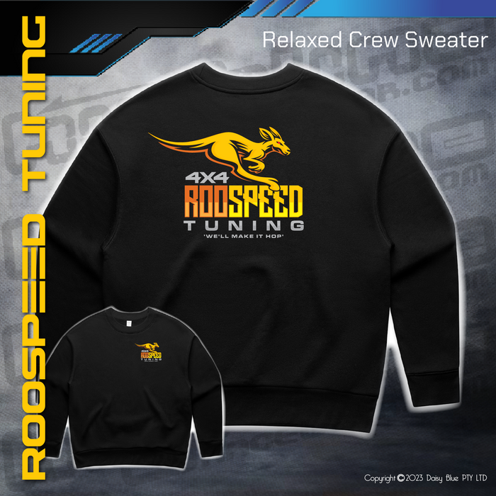 Relaxed Crew Sweater - Roo Speed 4x4 Tuning