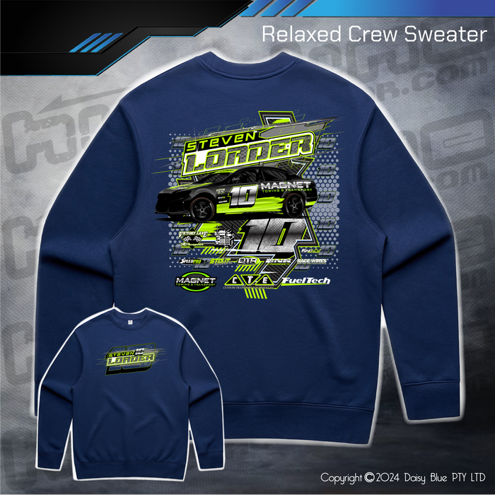 Relaxed Crew Sweater - Steve Loader Sports Sedan