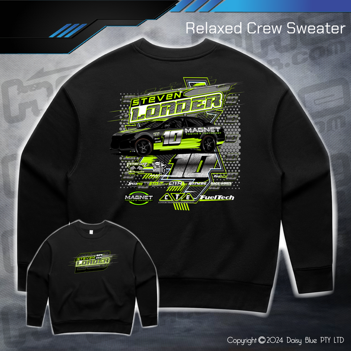 Relaxed Crew Sweater - Steve Loader Sports Sedan