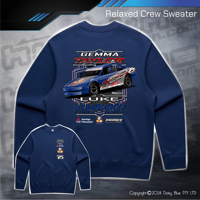 Relaxed Crew Sweater - Taylor/Humphrey