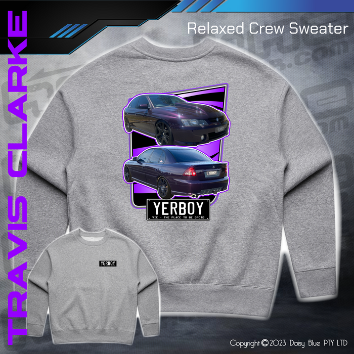 Relaxed Crew Sweater - YERBOY