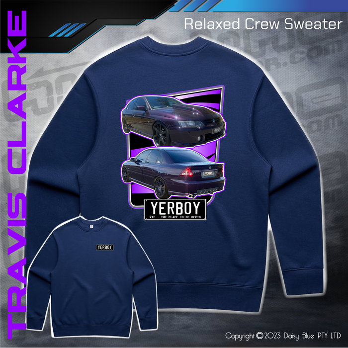 Relaxed Crew Sweater - YERBOY