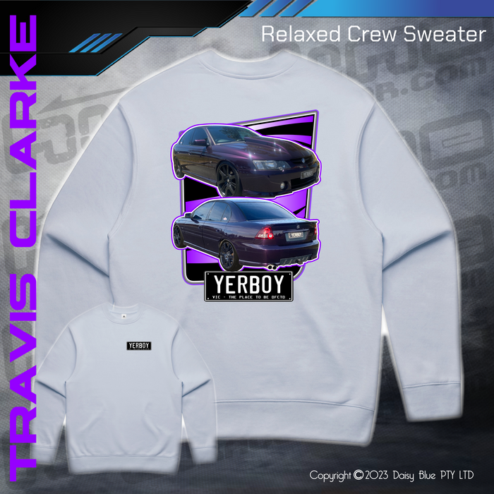 Relaxed Crew Sweater - YERBOY