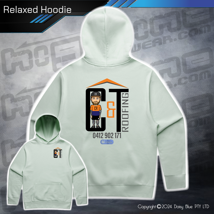 Relaxed Hoodie -  C&T Roofing