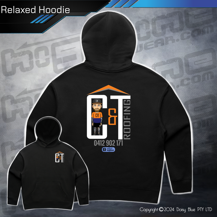 Relaxed Hoodie -  C&T Roofing