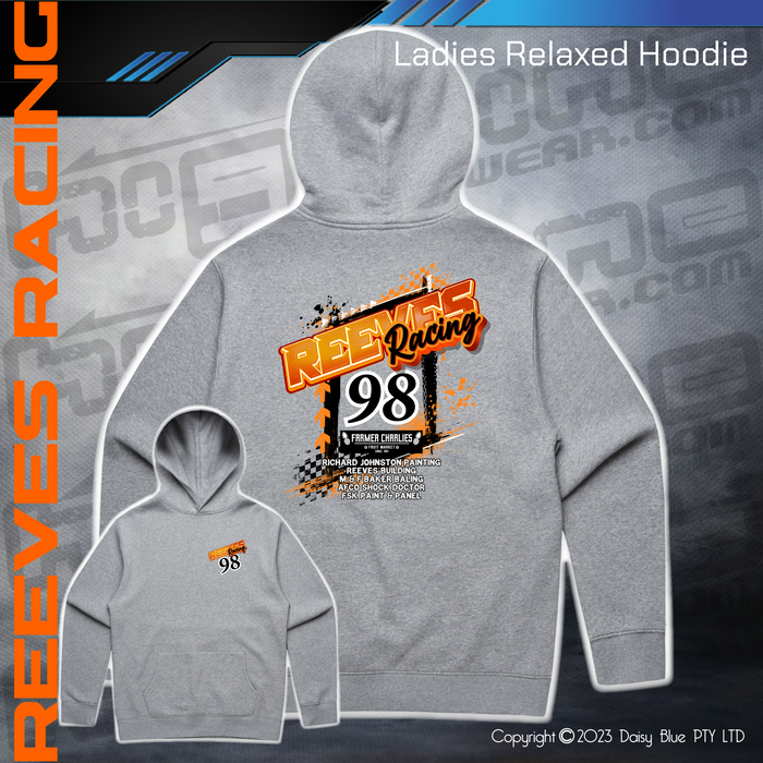 Relaxed Hoodie - Reeves Racing