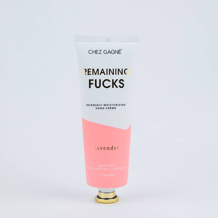 Remaining F*cks Lavender Hand Cream | Hydrating Vegan Hand Lotion (Chez Gagné)