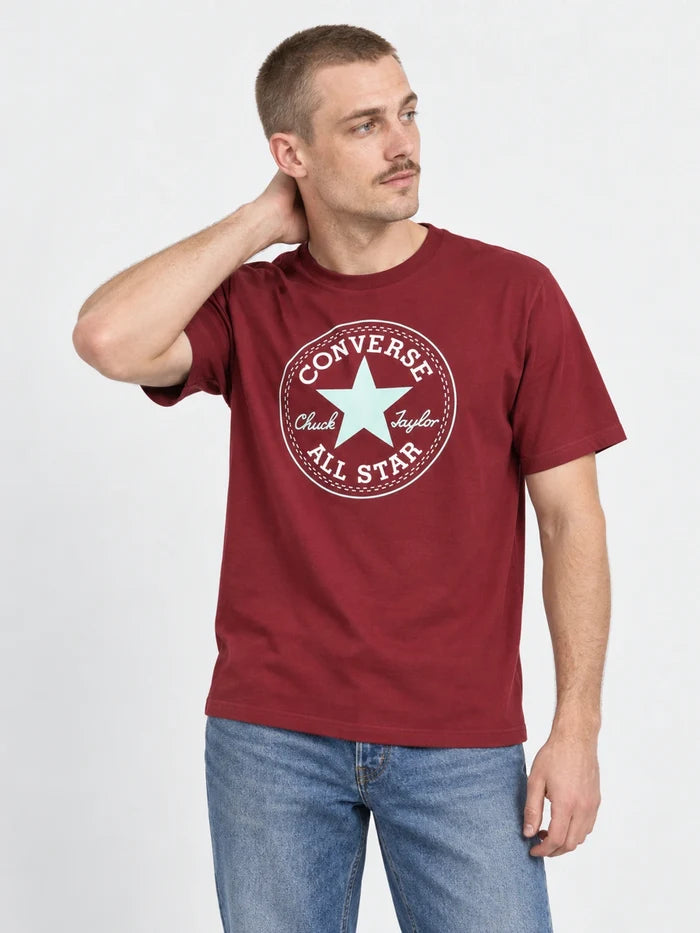 Remera Converse Patch Men Tee Wine — vista principal