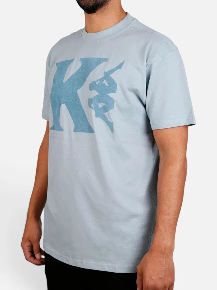 Remera Kappa Authentic Mally Azul Stone