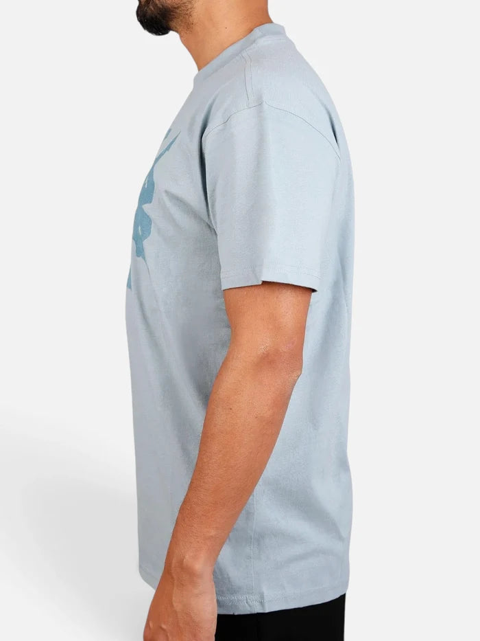 Remera Kappa Authentic Mally Azul Stone