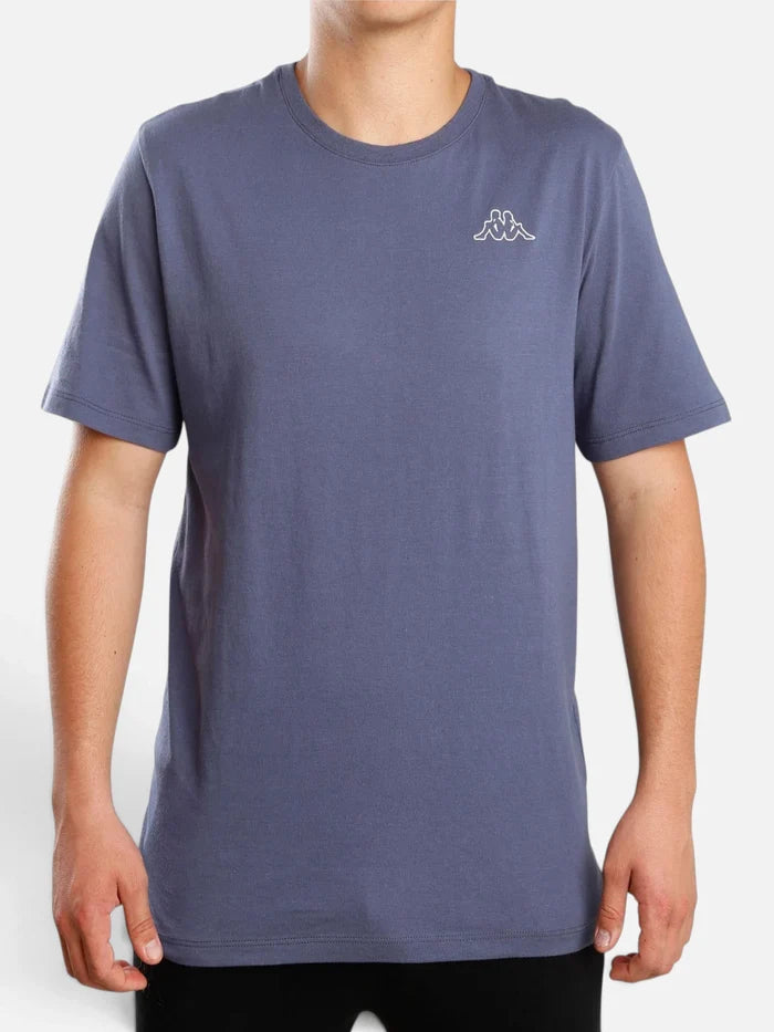 Remera Kappa Logo Avera T-Shirt Azul Marine