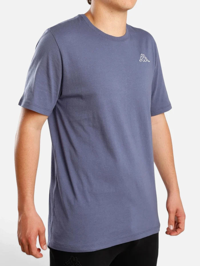 Remera Kappa Logo Avera T-Shirt Azul Marine