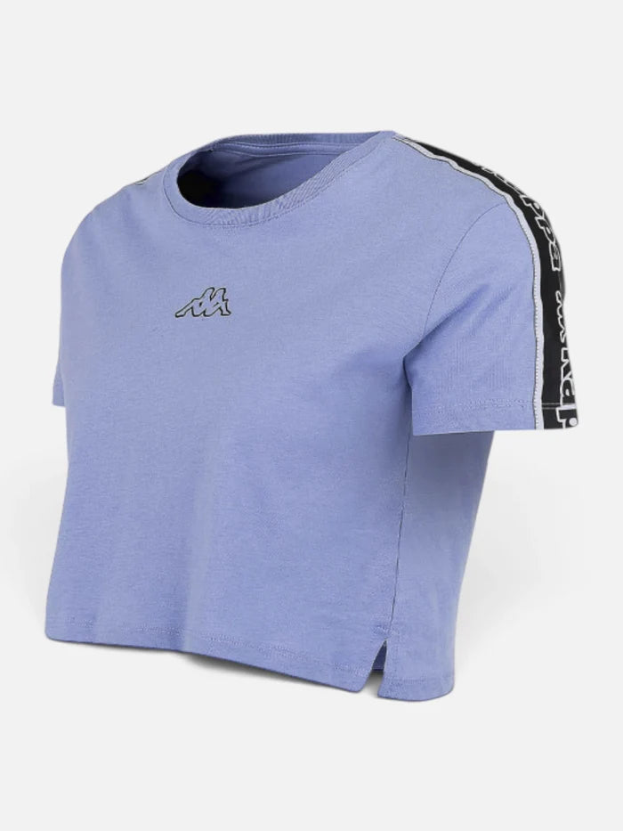 Remera Mujer Kappa Logo Tape Sarit T-Shirt Violet