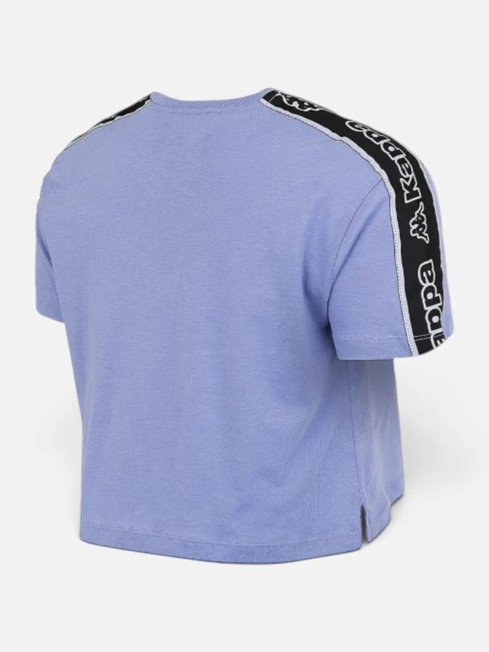 Remera Mujer Kappa Logo Tape Sarit T-Shirt Violet