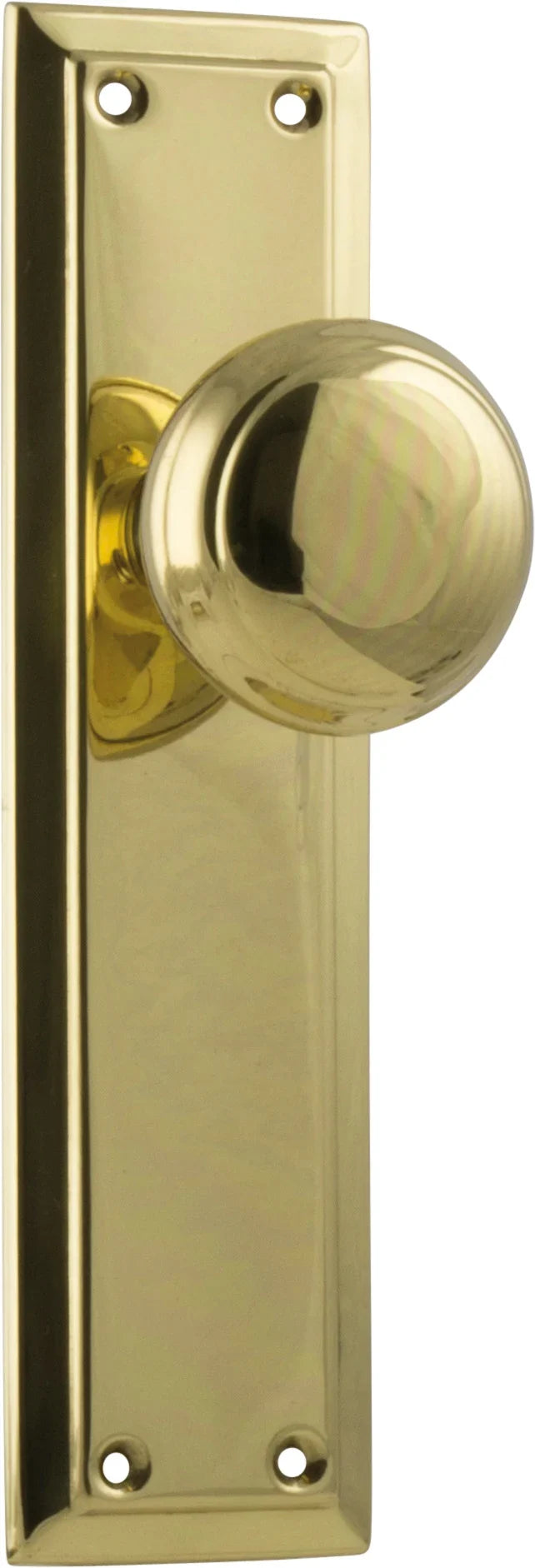 Knob Set Only / Polished Brass
