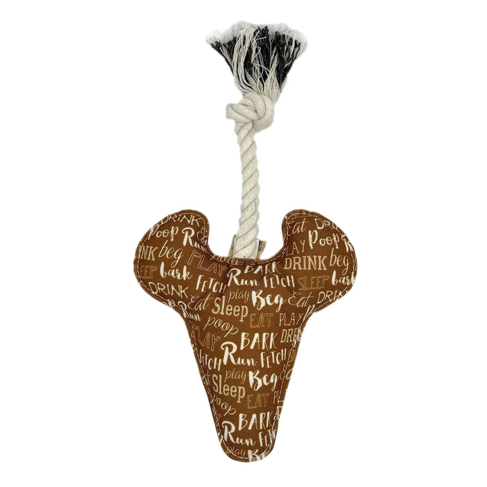 Rope Dog Toy | Bison Skull
