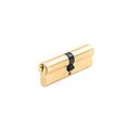 Satin Brass Key/Key Double Cylinder - Zanda