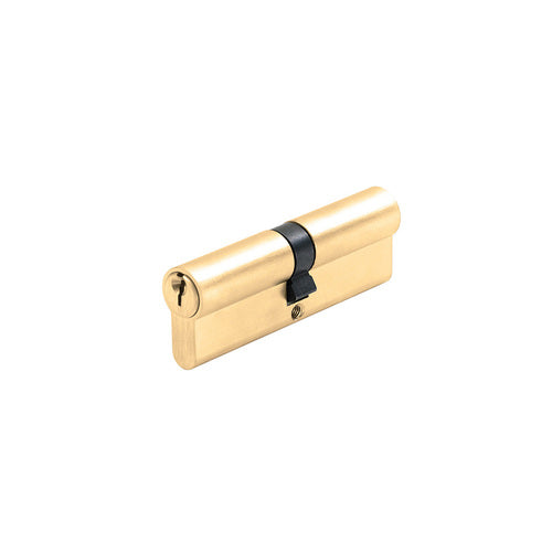 Satin Brass Key/Key Double Cylinder - Zanda
