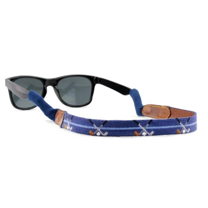 S&B Sunglass Strap -Crossed Clubs
