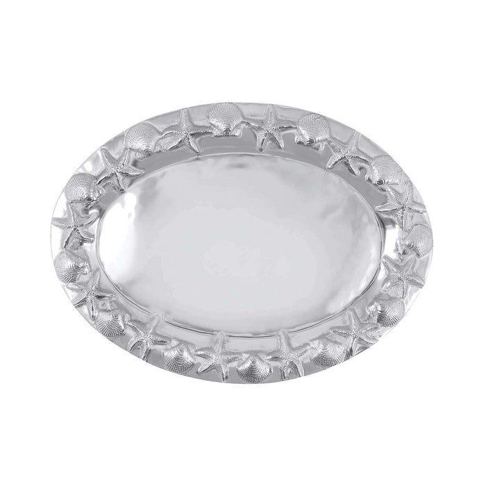 Seashell Border Oval Server
