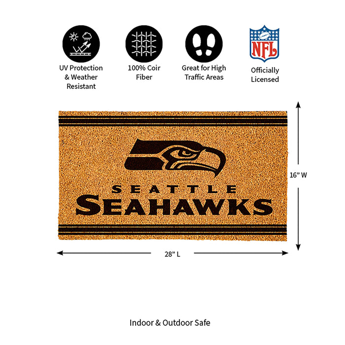 Seattle Seahawks Coir Mat 1C