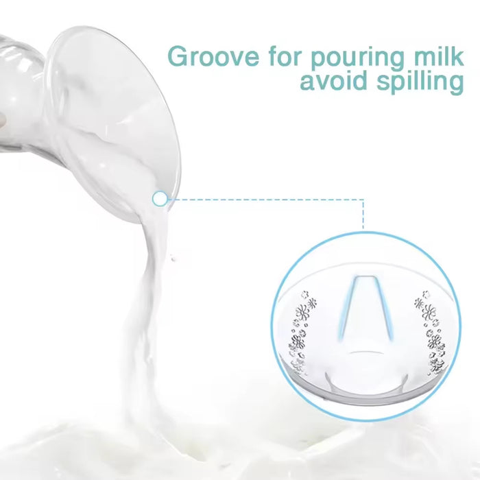 Silicone Breast Pump | Manual Hands-Free Milk Collector | Nel's Babies & Kiddies