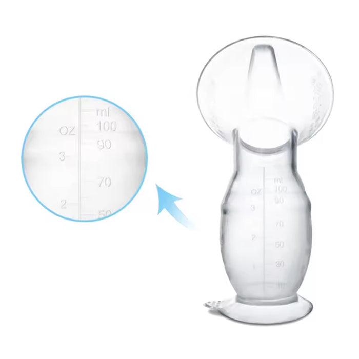 Silicone Breast Pump | Manual Hands-Free Milk Collector | Nel's Babies & Kiddies