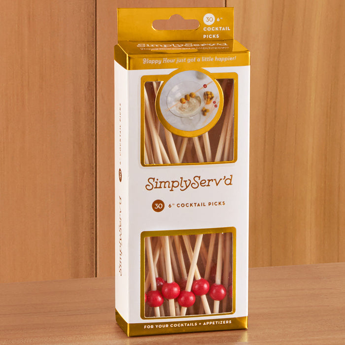 Sophistiplate Wood Picks