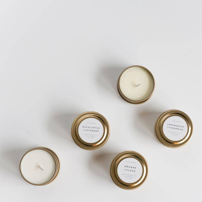 Spearmint + Grapefruit Mini Soy Candle - 2 oz