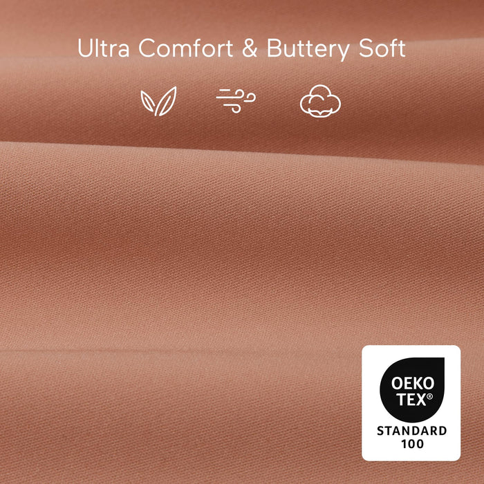 Light peach YN21 Ultra Soft Seamless Nursing Bra fabric. Buttery soft, breathable, OEKO-TEX® Standard 100 certified.
