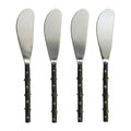 Stainless Steel Black & Gold Dots Spreaders
