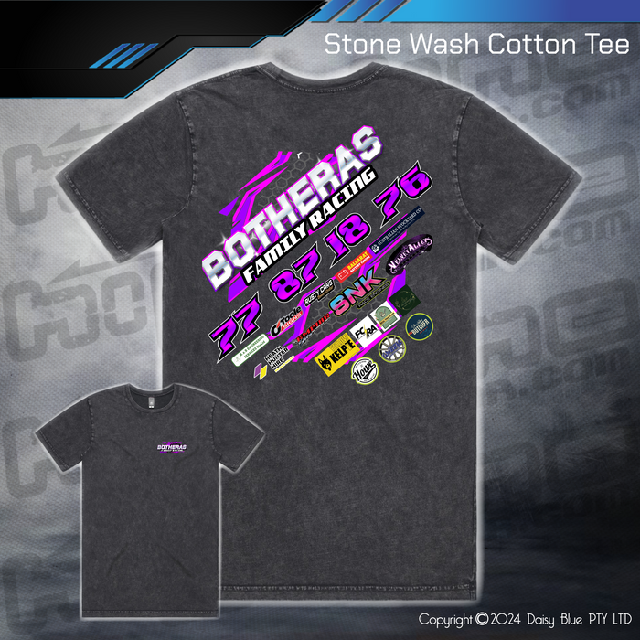 Stonewash Tee - Botheras Family Racing