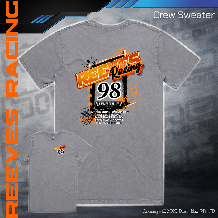 Stonewash Tee - Reeves Racing