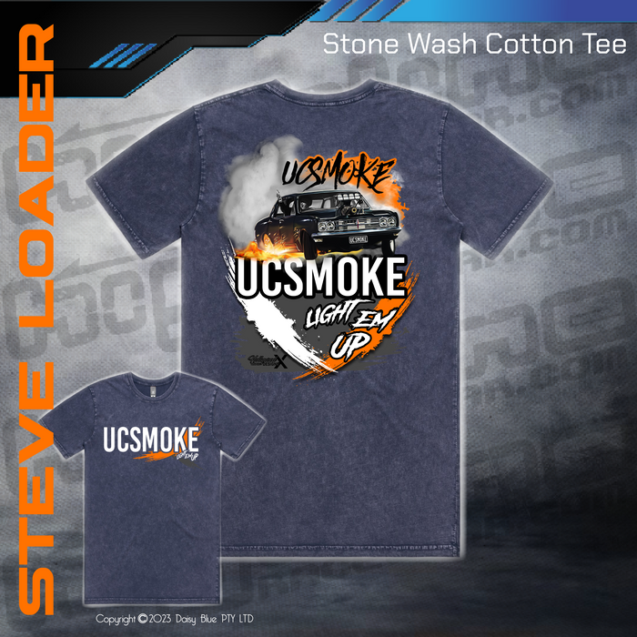 Stonewash Tee - UCSmoke Light Em Up