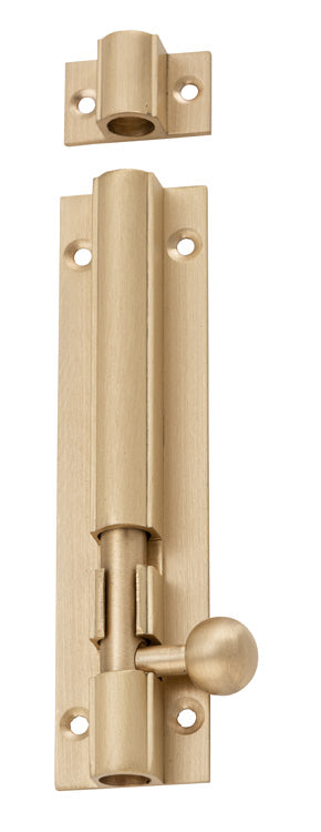 100mm / Satin Brass