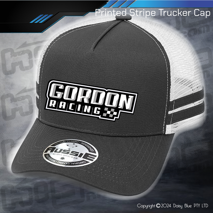 STRIPE Trucker Cap - Gordon Racing