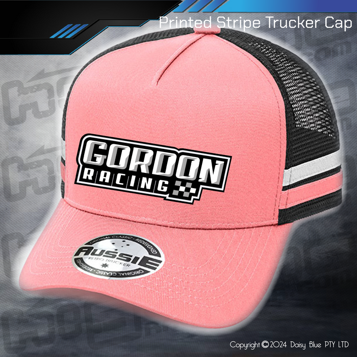 STRIPE Trucker Cap - Gordon Racing