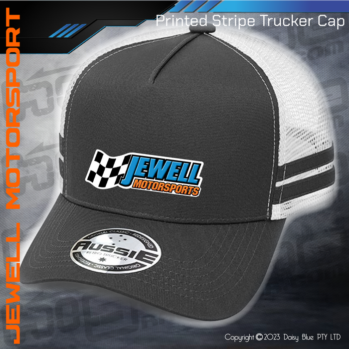 STRIPE Trucker Cap - Jewell Motorsport