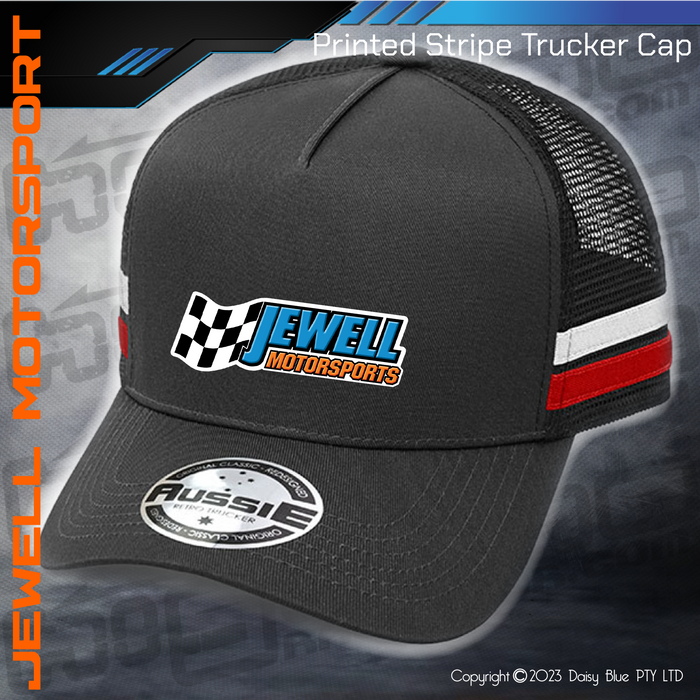 STRIPE Trucker Cap - Jewell Motorsport