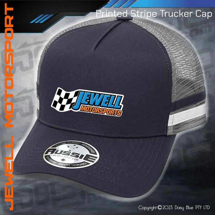 STRIPE Trucker Cap - Jewell Motorsport