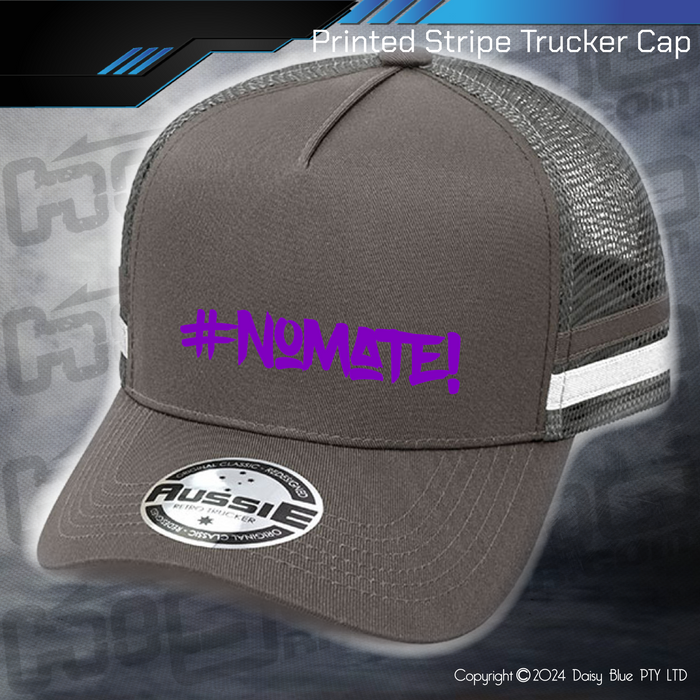 STRIPE Trucker Cap - #nomate!