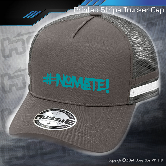 STRIPE Trucker Cap - #nomate!