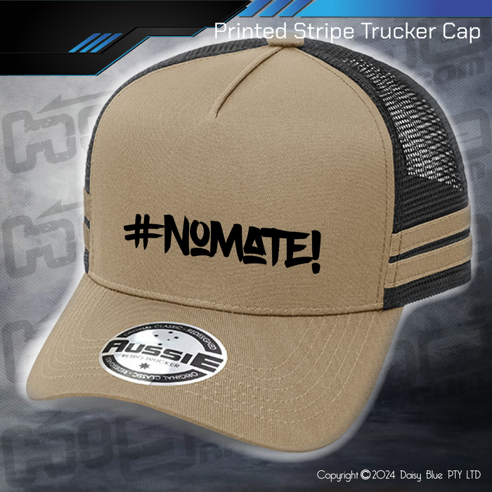 STRIPE Trucker Cap - #nomate!