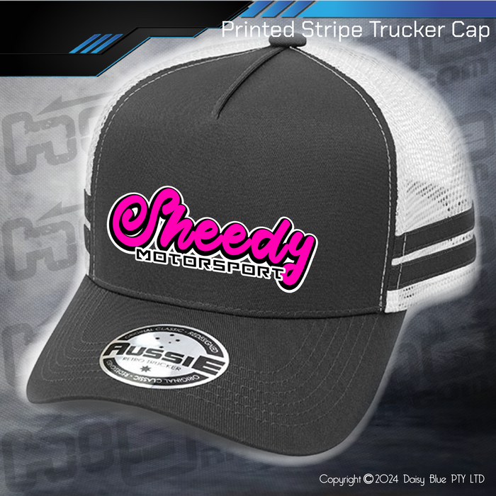 STRIPE Trucker Cap - Sheedy Motorsport