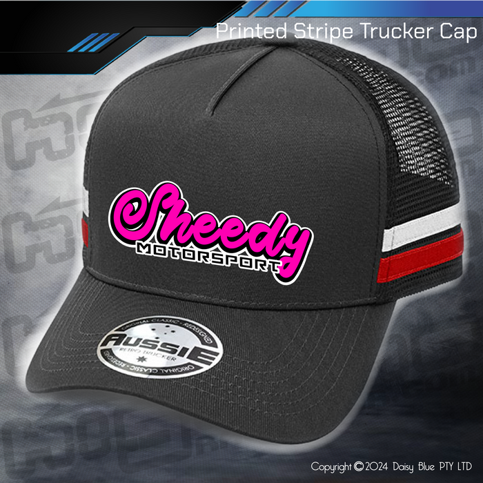STRIPE Trucker Cap - Sheedy Motorsport