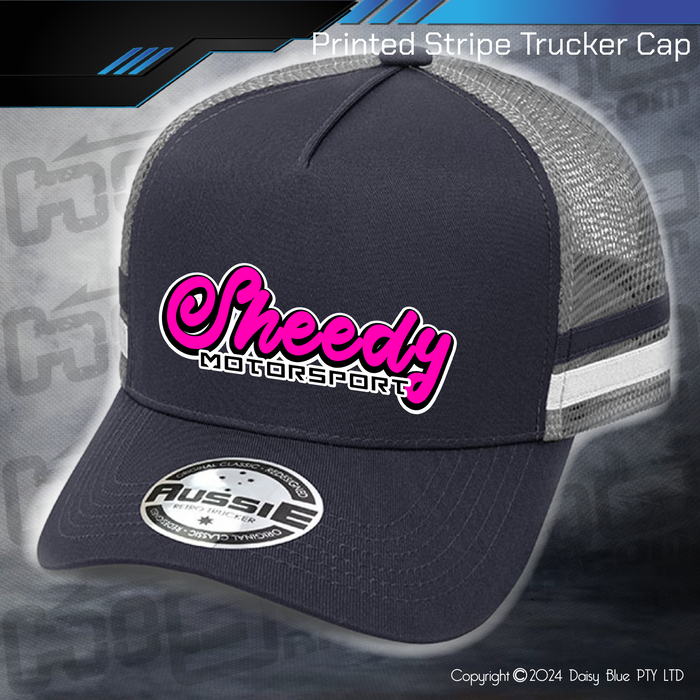 STRIPE Trucker Cap - Sheedy Motorsport